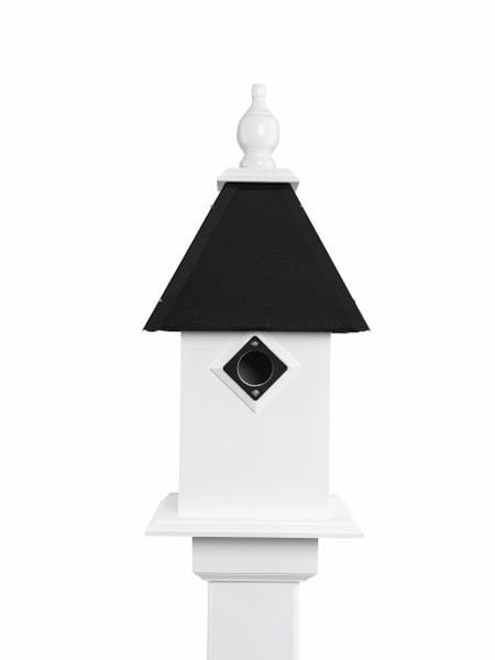 Classic Handmade Bird House, 1 Nesting Compartment, Metal Predator Guards, Choo - Picture 14 of 17