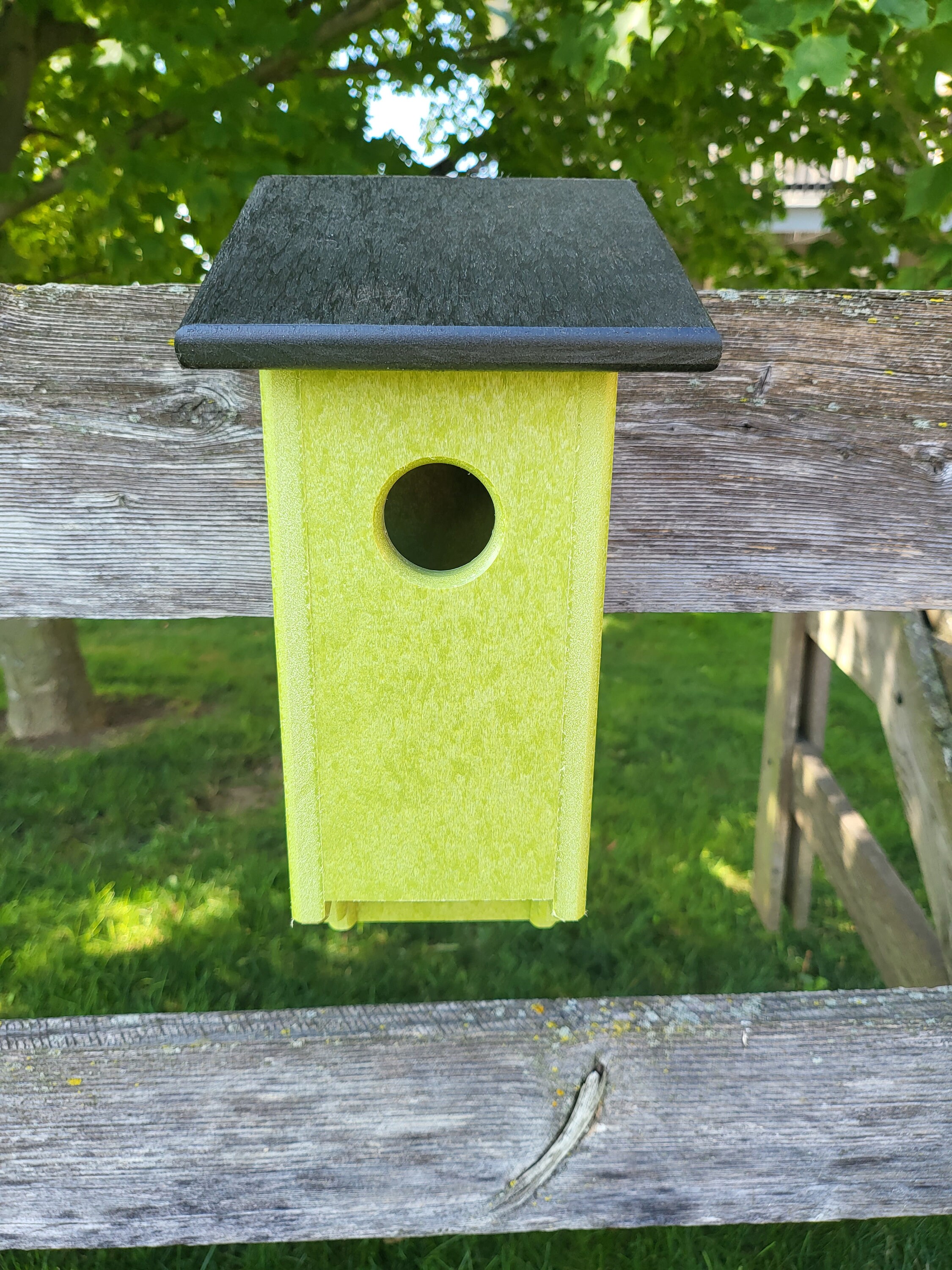 Bluebird Birdhouse Amish Handmade Bird House Multi Colors Poly Lumber Weather R - Picture 13 of 19