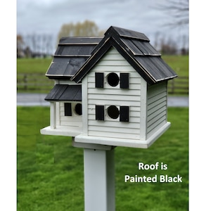 Purple Martin Amish Handmade Bird House With 6 Nesting Compartments