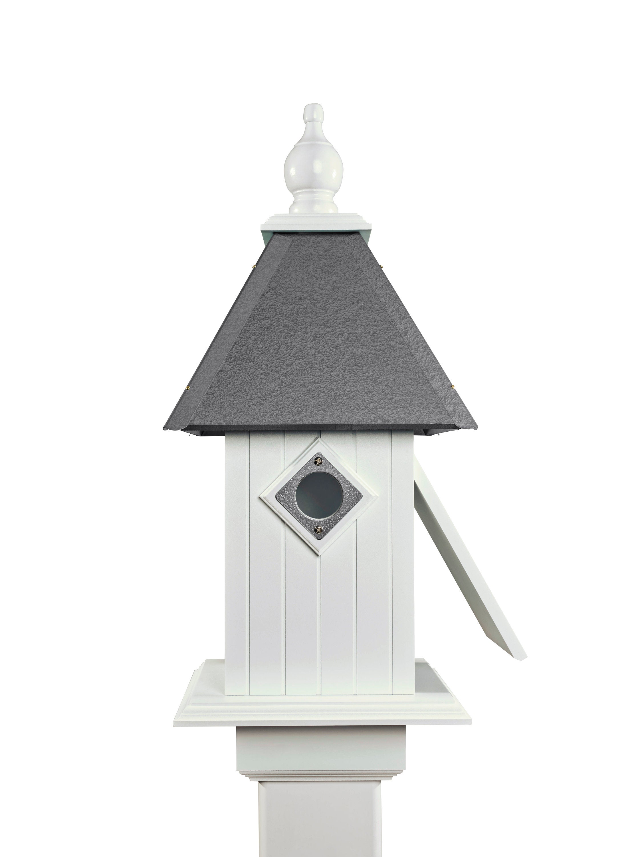Cathedral Birdhouse Handmade Side Opening, Metal Predator Guards, Choose Roof C - Picture 16 of 18