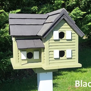 Purple Martin Amish Handmade Bird House With 6 Nesting Compartments