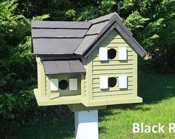 Purple Martin Amish Handmade Bird House With 6 Nesting Compartments