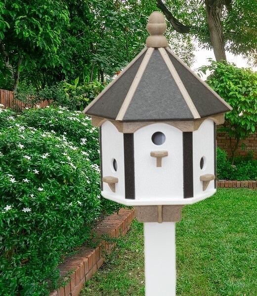 X-Large Bird House - 6 Nesting Compartments - Amish Handmade - Weather Resistan - Picture 13 of 16