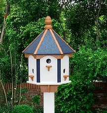 X-Large Bird House - 6 Nesting Compartments - Amish Handmade - Weather Resistan - Picture 14 of 16