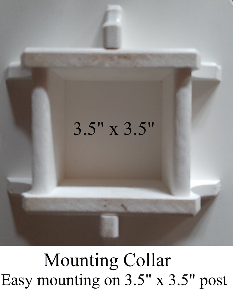 Amish Handmade 3 Nesting Compartments All White Weather Resistant Made of Poly Lumber Bird House Birdhouse Outdoor Large