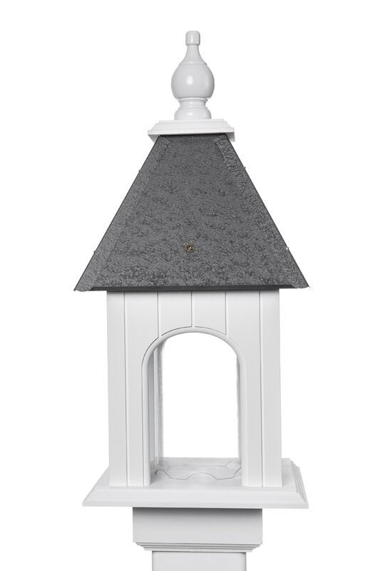 Bird Feeder Choose Your Roof Color - Handmade - Easy Mounting - Bird Feeders Fo - Picture 15 of 17