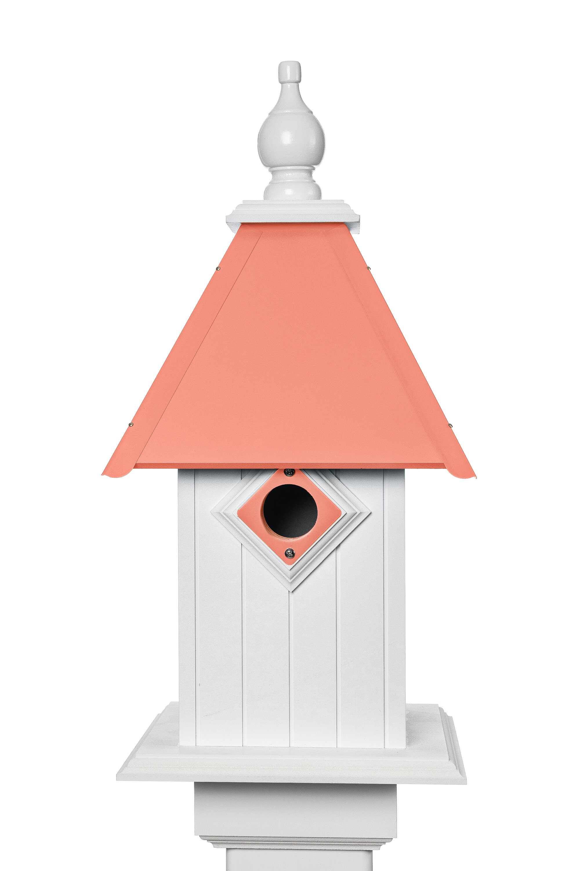 Cathedral Birdhouse Handmade Side Opening, Metal Predator Guards, Choose Roof C - Picture 18 of 18