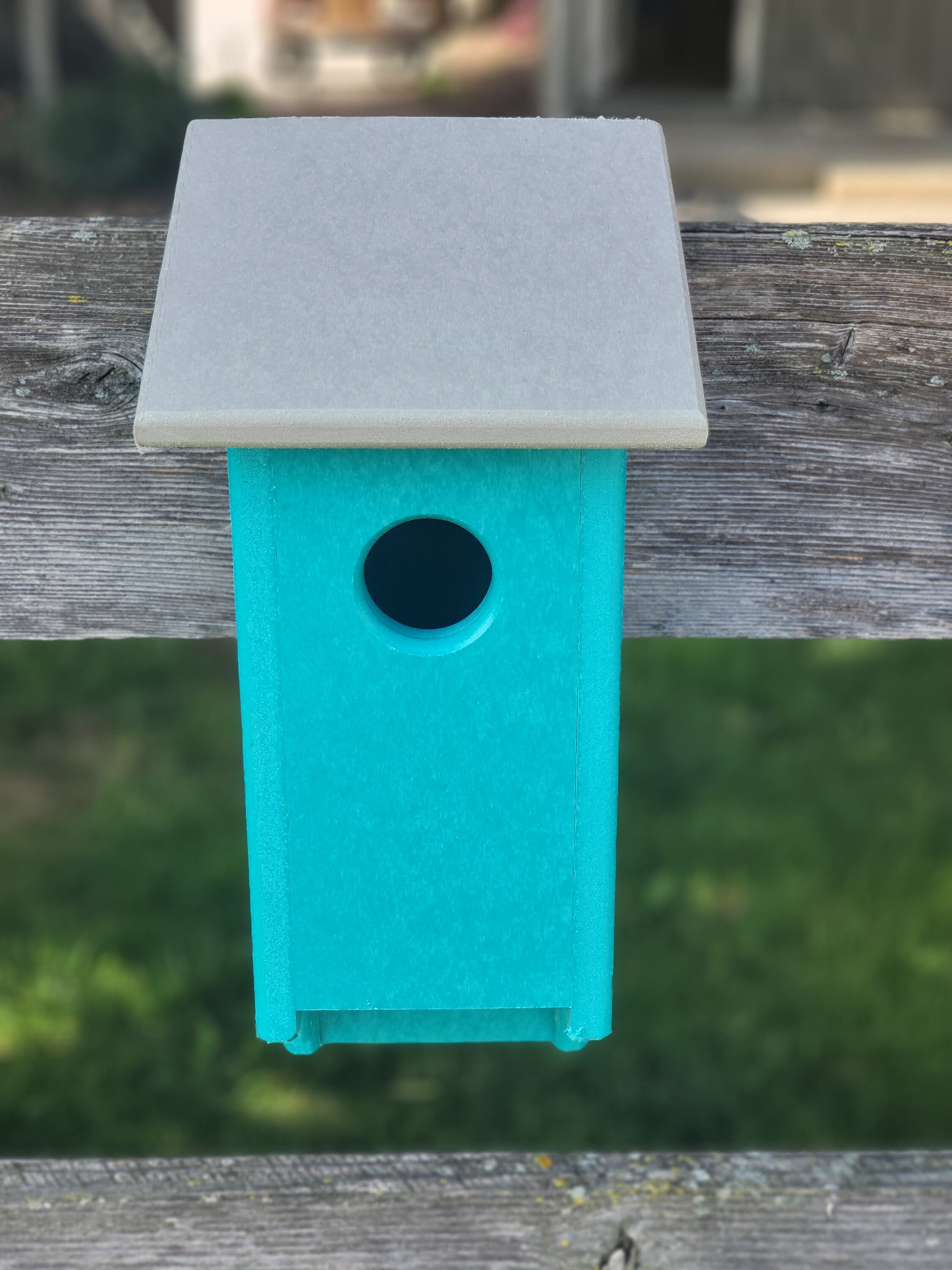 Bluebird Birdhouse Amish Handmade Bird House Multi Colors Poly Lumber Weather R - Picture 11 of 19