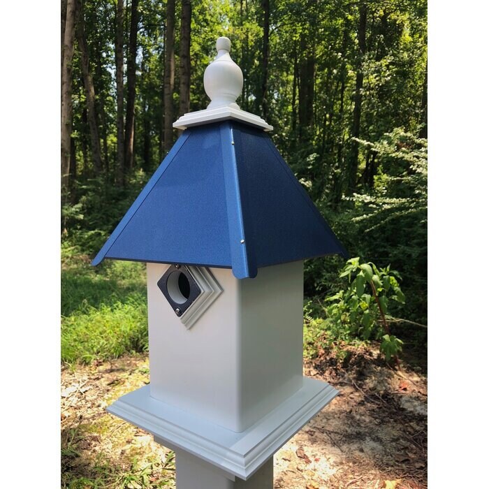 Classic Handmade Bird House, 1 Nesting Compartment, Metal Predator Guards, Choo - Picture 12 of 17