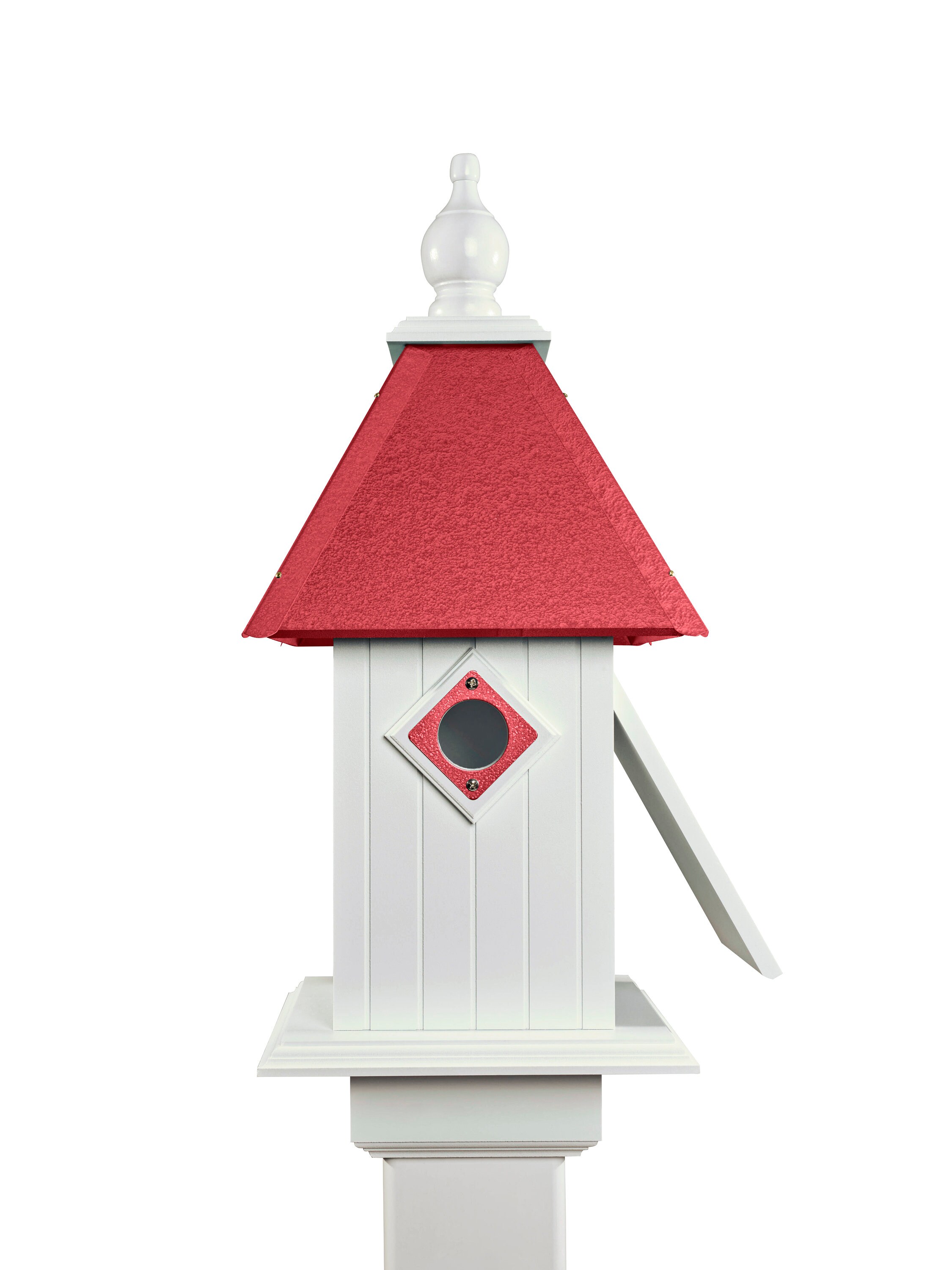 Cathedral Birdhouse Handmade Side Opening, Metal Predator Guards, Choose Roof C - Picture 15 of 18