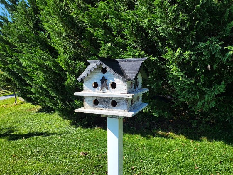 Martin Birdhouse Amish Handmade Primitive Design 10 Etsy