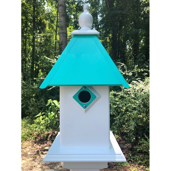 Classic Handmade Bird House, 1 Nesting Compartment, Metal Predator Guards, Choo - Picture 16 of 17