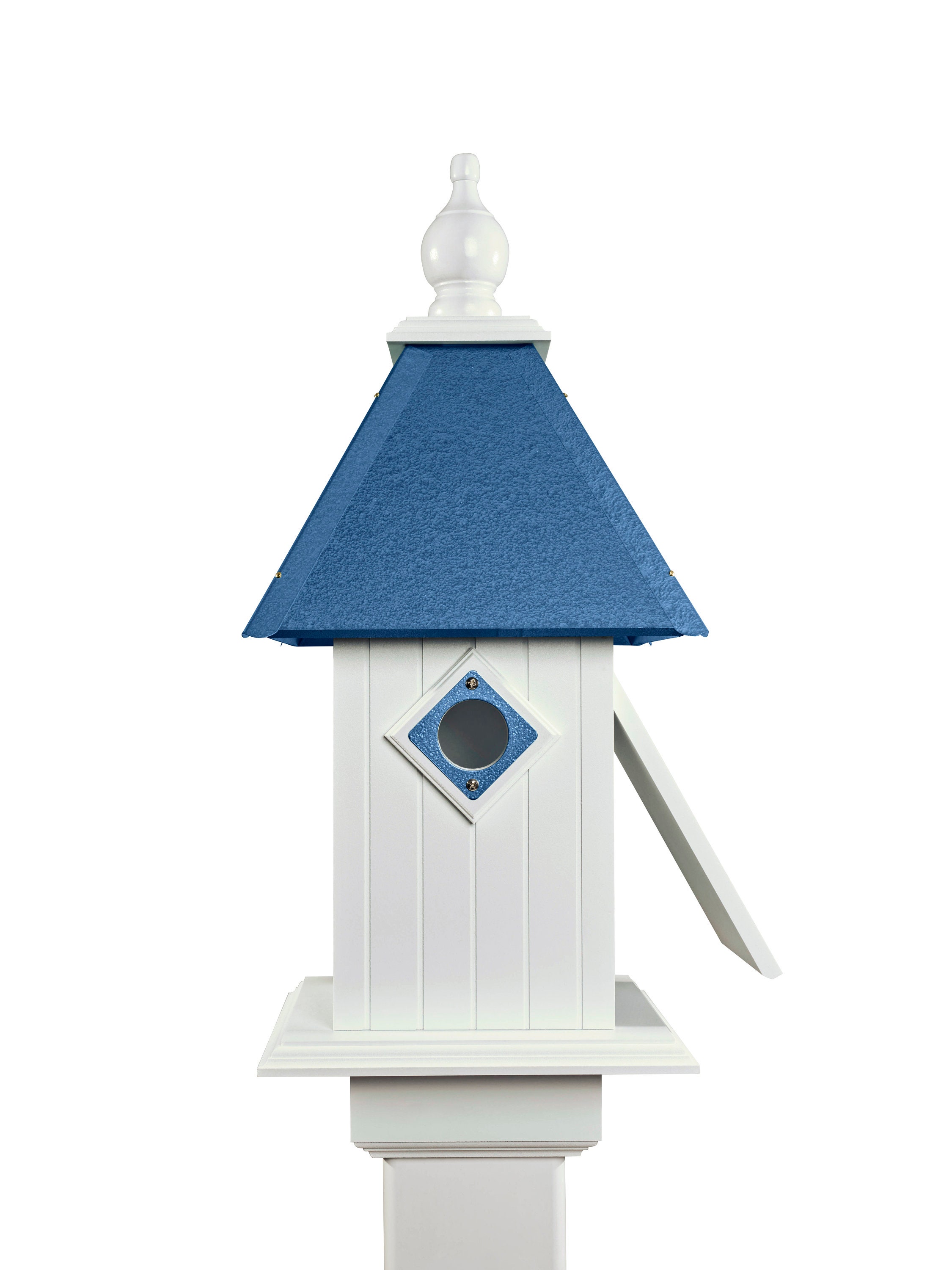 Cathedral Birdhouse Handmade Side Opening, Metal Predator Guards, Choose Roof C - Picture 12 of 18