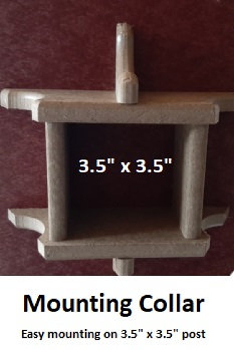 Made of Poly Lumber Amish Handmade 6 Nesting Compartments Weather Resistant Birdhouse Outdoor X-Large Bird House
