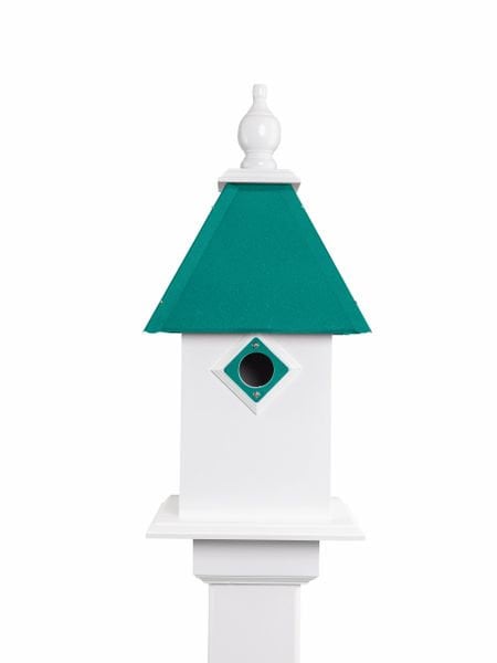 Classic Handmade Bird House, 1 Nesting Compartment, Metal Predator Guards, Choo - Picture 11 of 17