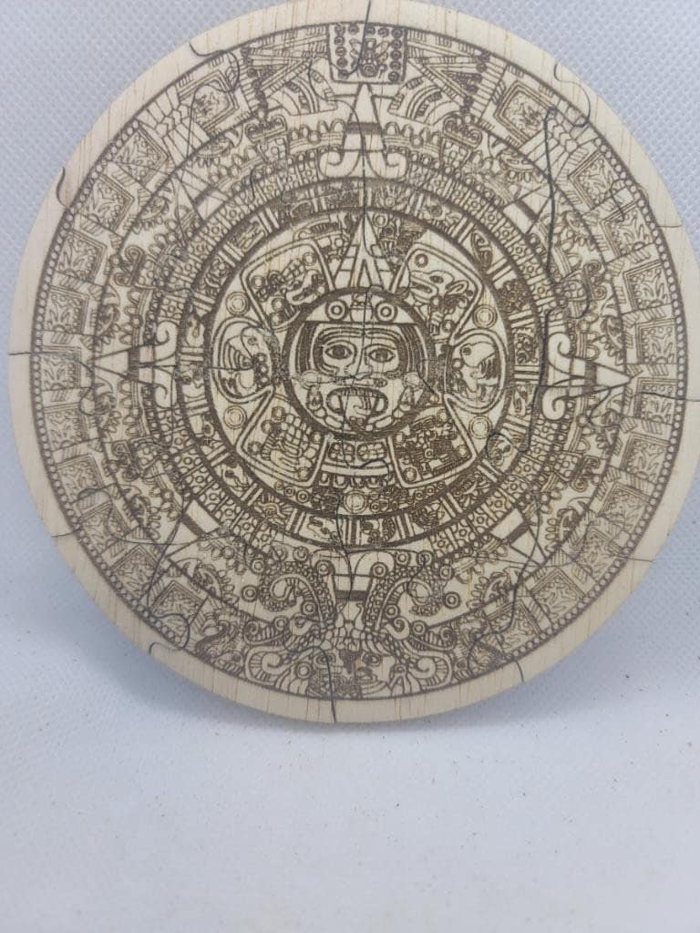 Aztec Calendar Puzzle Etsy Aztec Calendar Puzzle Etsy
