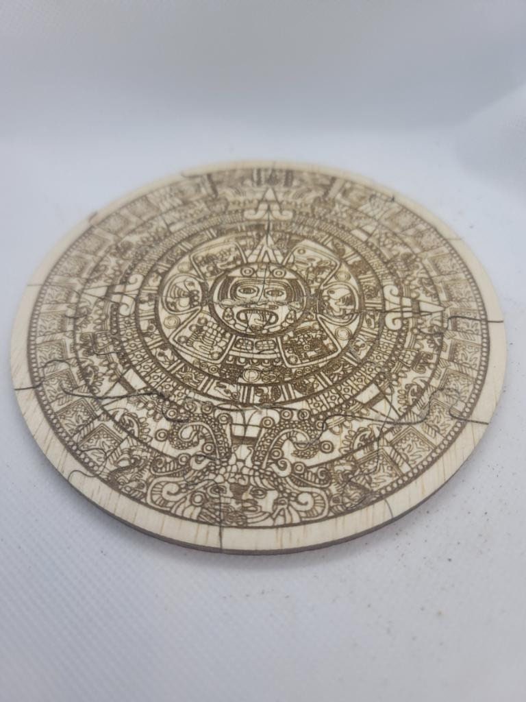 Aztec Calendar Puzzle Etsy Aztec Calendar Puzzle Etsy