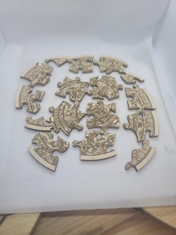 Aztec Calendar Puzzle - Etsy