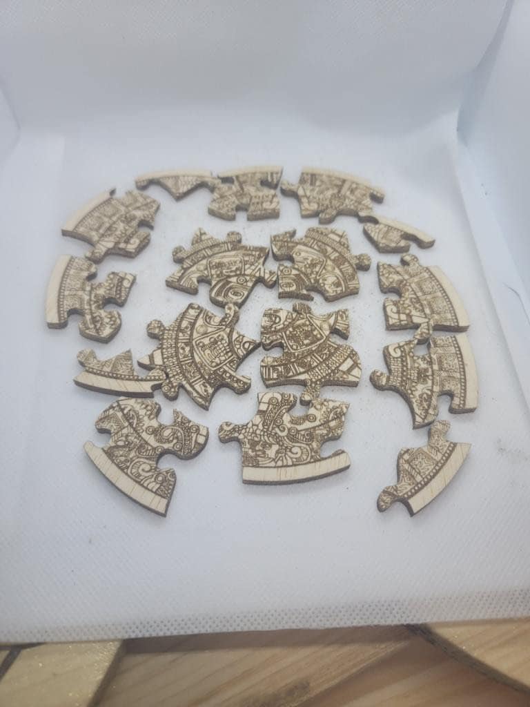 Aztec Calendar Puzzle Etsy Aztec Calendar Puzzle Etsy