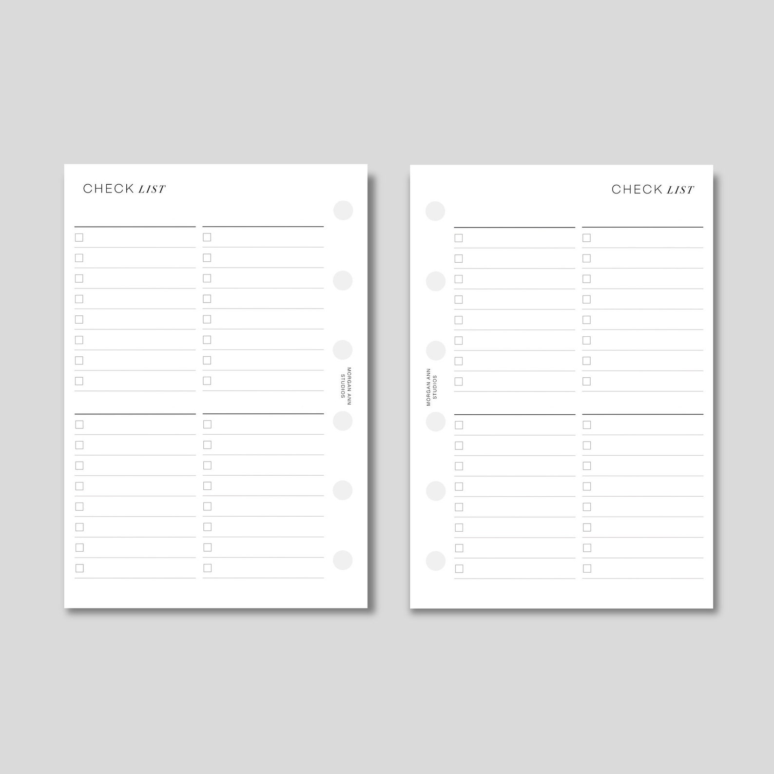 Pocket Printable Checklist to Do List Checklist Insert | Etsy