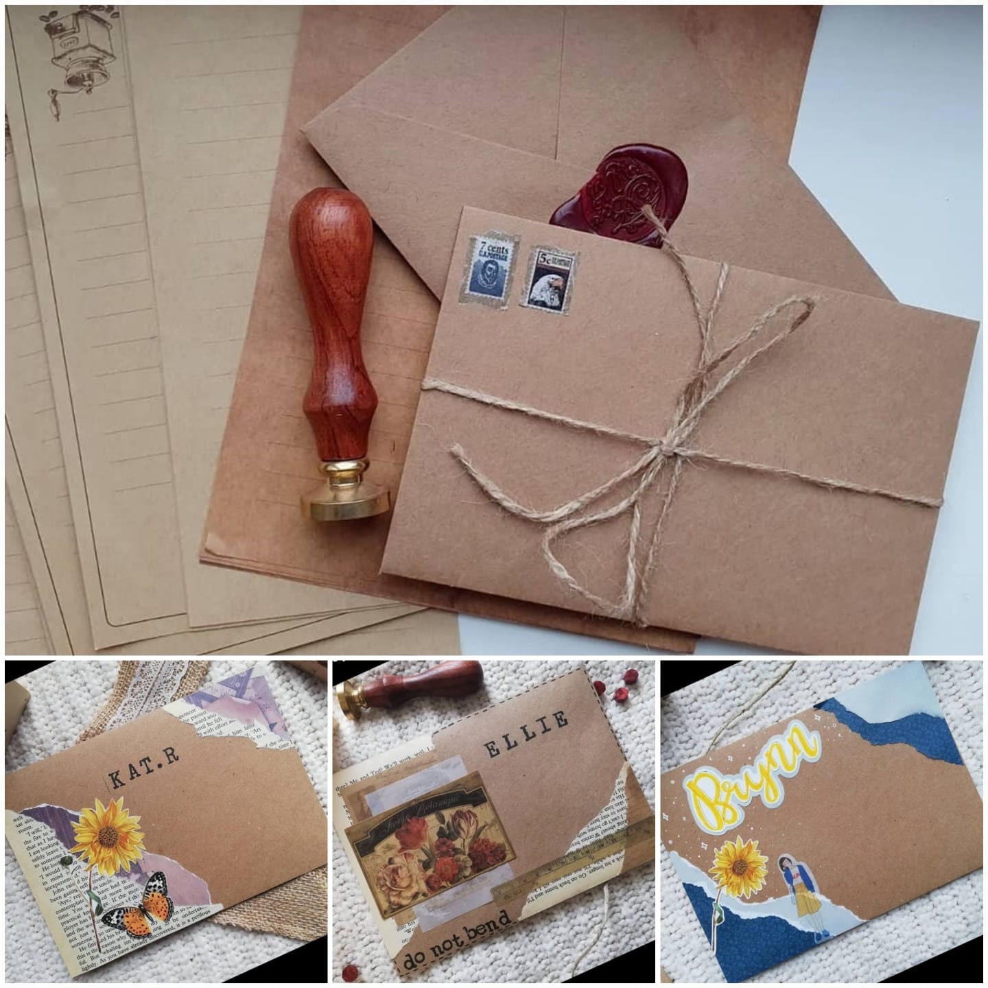 Vintage handwritten letter from characters/ historical figures / comf…