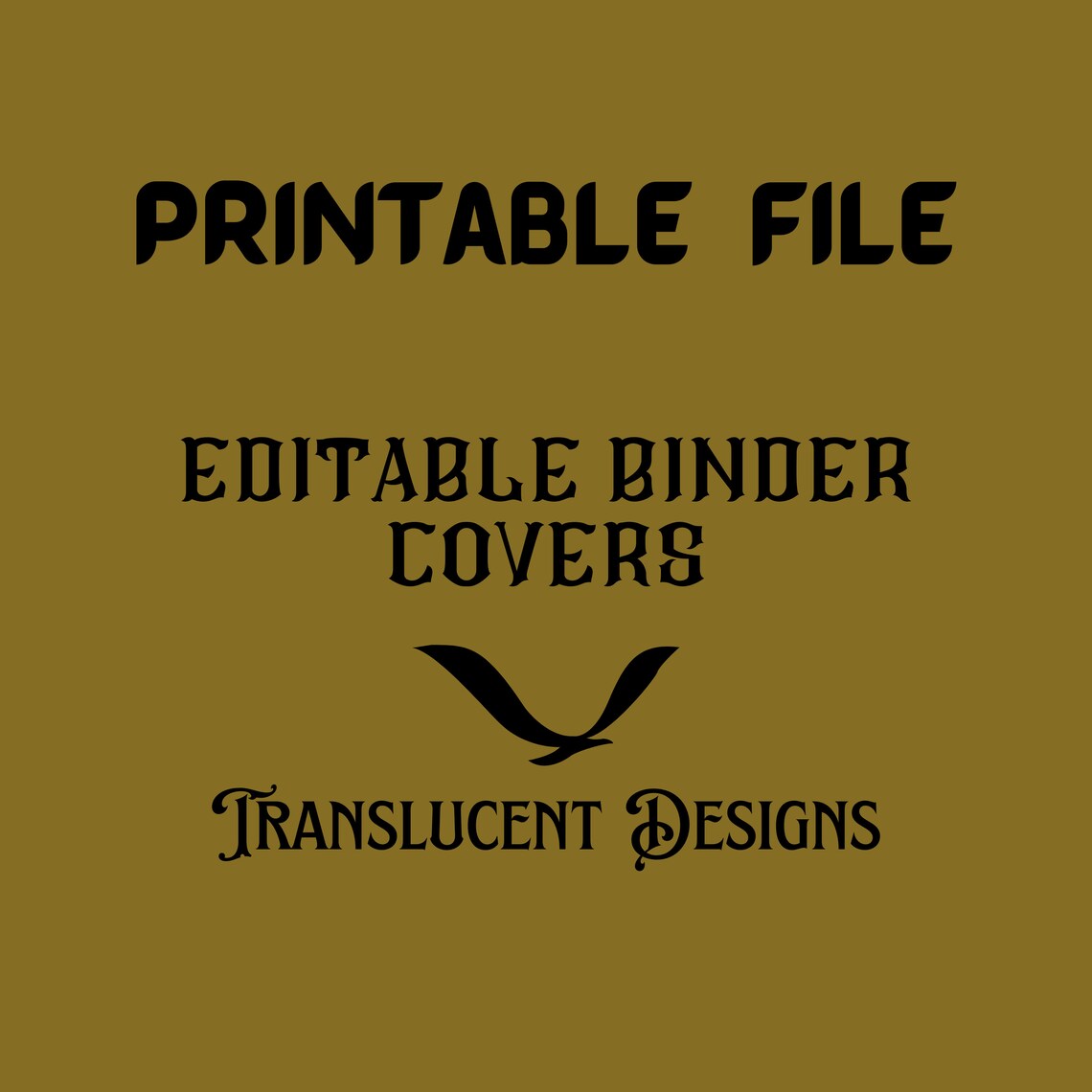 Printable Editable Binder Divider, 8.5x11 Divider, Printable Planner ...