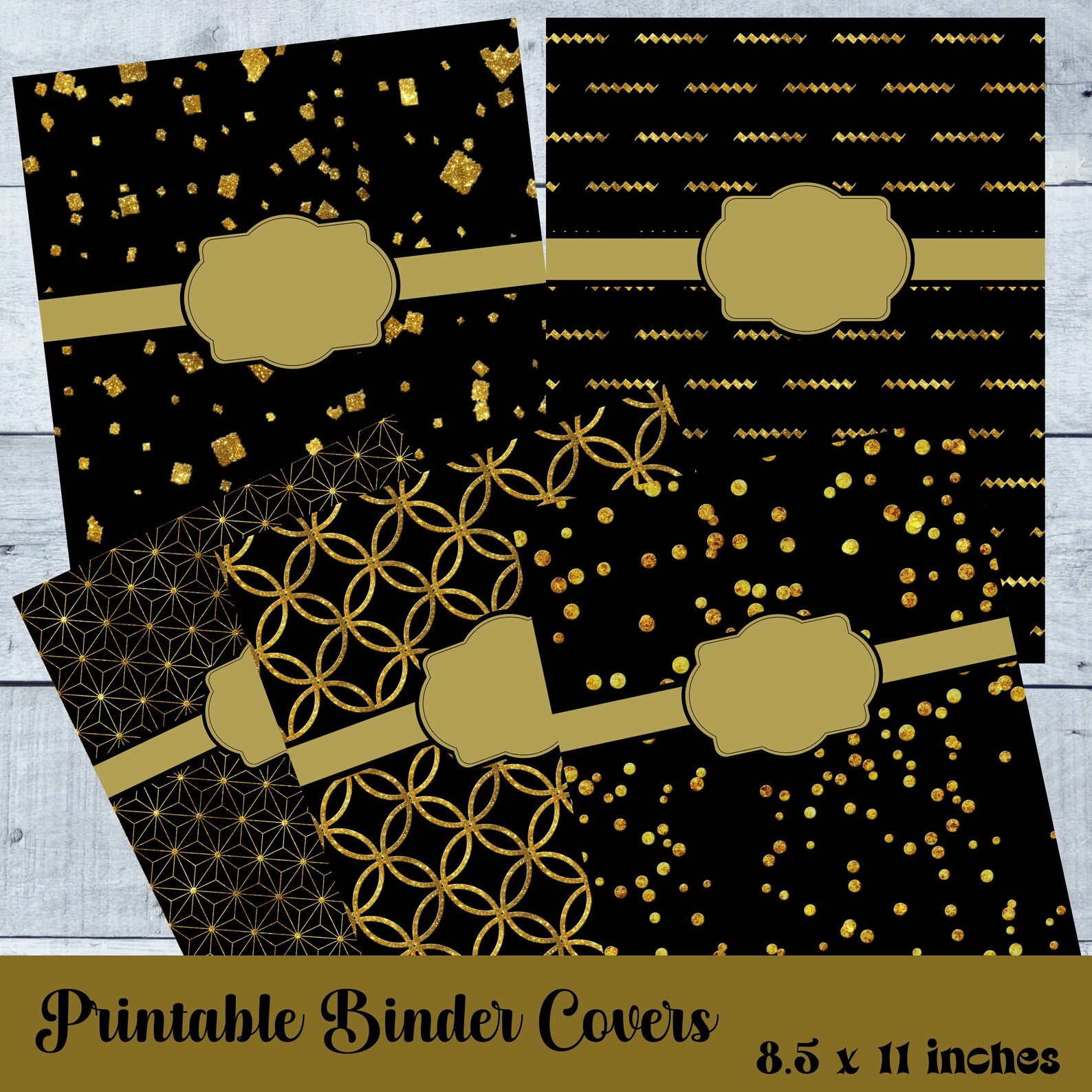 Printable Editable Binder Divider, 8.5x11 Divider, Printable Planner ...