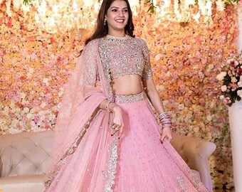 Light Pink Lehenga | Etsy