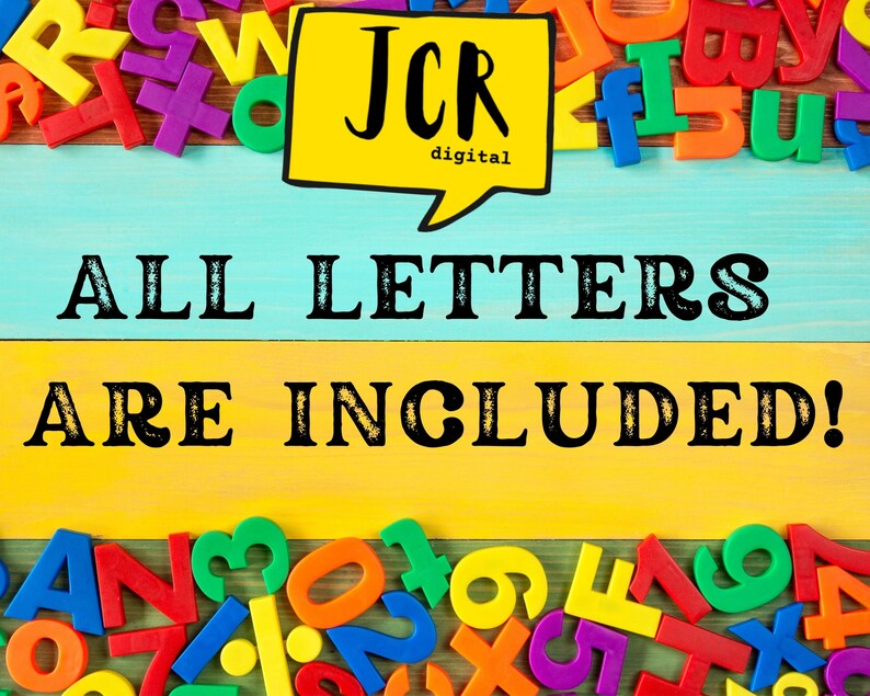 Alphabet Craft Printable Learning Letters Etsy