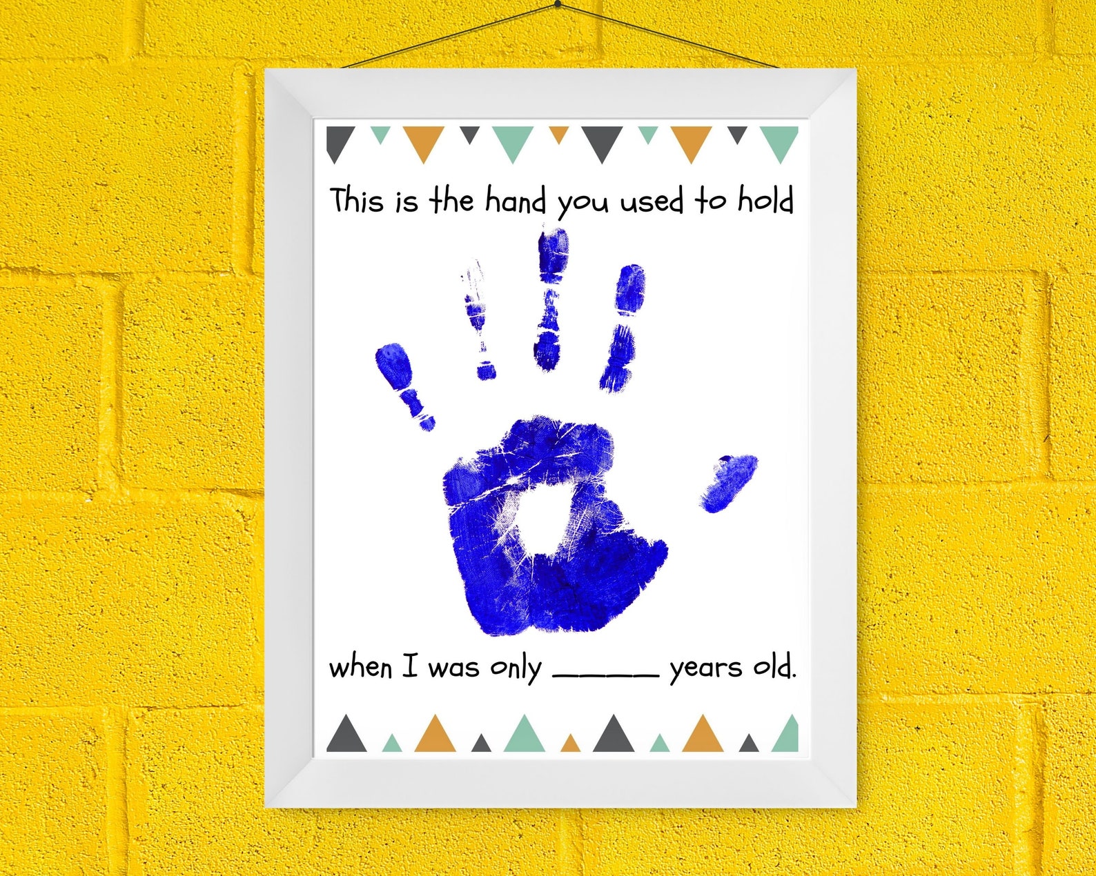 Handprint Craft August Craft Printable School Printable Etsy