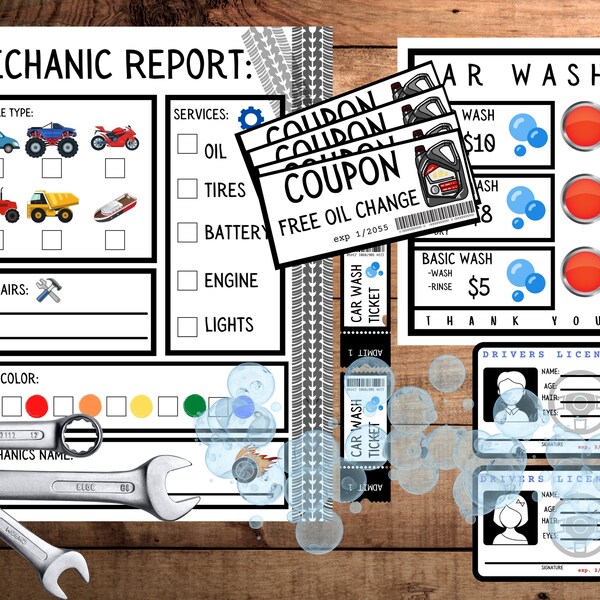 Pretend Play Printables - Etsy