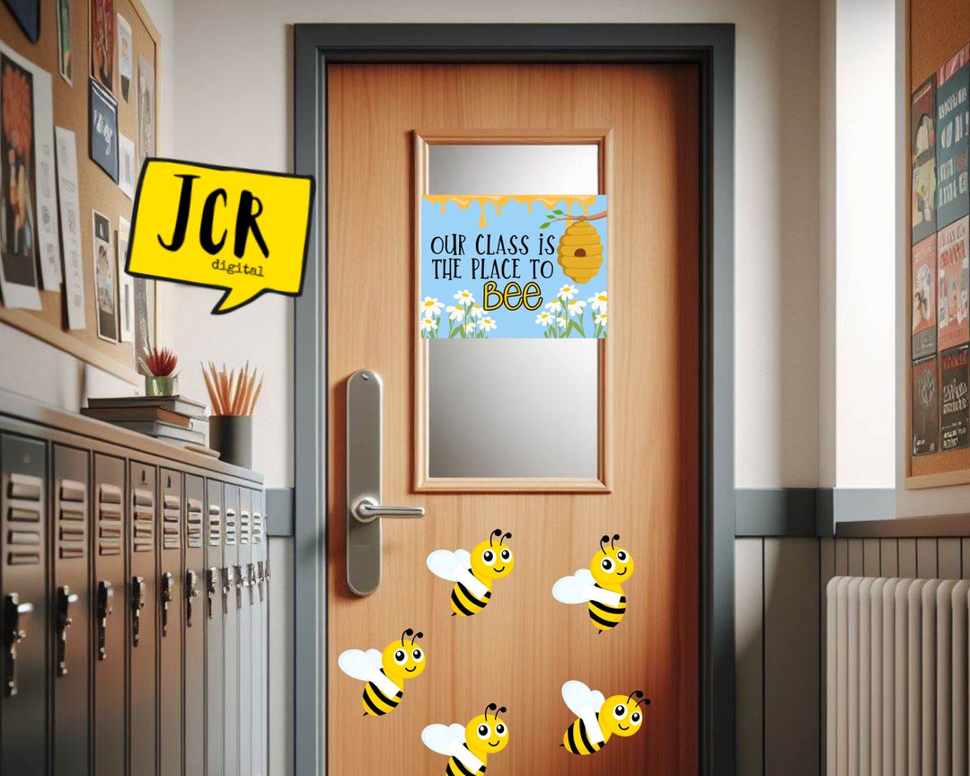 SPRING Door Decor BEE Classroom Door Idea Printable Spring Classroom