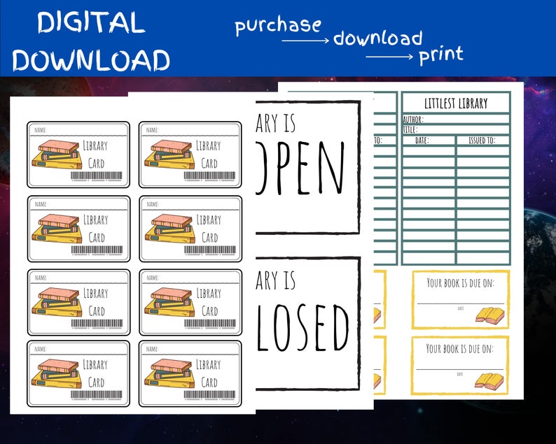 Library Pretend Play Printables - Printable Word Searches