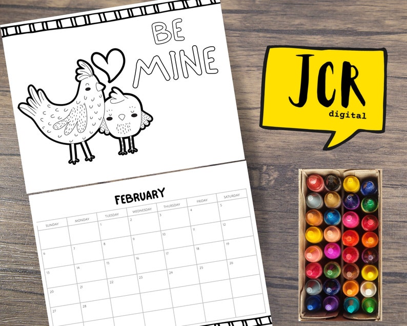 Cua Fall 2022 Calendar Printable Calendar Preschool Calendar Gift From Kids 2022 | Etsy Canada