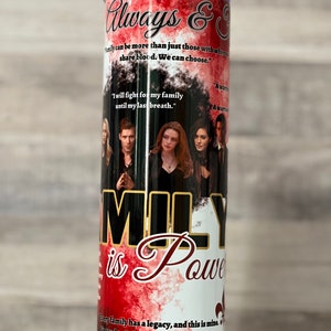 TVD/TO fan tumbler | Family is Power| Always & Forever | Klaus | Mikaelsons |20 oz skinny tumbler |Elijah|The Originals| TV show inspired