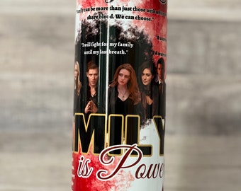 TVD/TO fan tumbler | Family is Power| Always & Forever | Klaus | Mikaelsons |20 oz skinny tumbler |Elijah|The Originals| TV show inspired