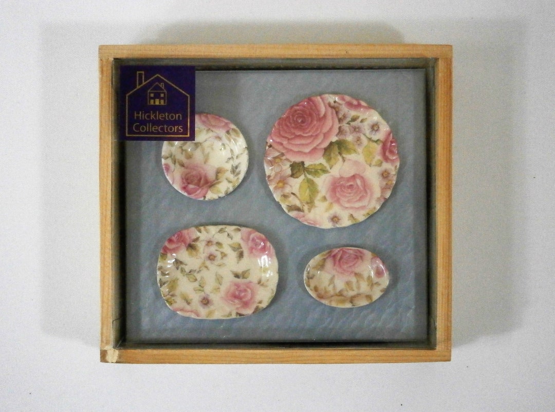 Ceramic Dinnerwareset by Hickleton Collectors Doll House Etsy