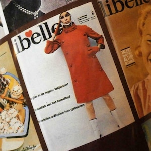 Vintage Magazine Cover Rusk Tin - 1984 - By Verkade &quot;50 Years of Dutch Women&#39;s Magazine LIBELLE&quot; (1934 - 1984)