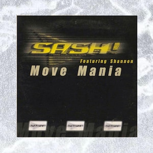 SASH - Move Mania 1998-cd, enkele kaarthoes BYTE Records
