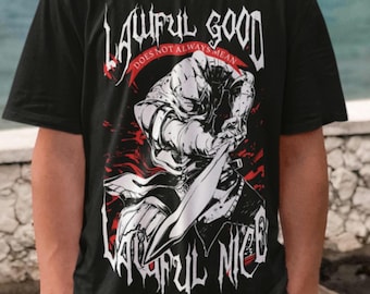 LAWFUL GOOD PALADIN T-Shirt, Holy Warrior, Dungeons and Dragons Inspired Unisex Tee Shirt