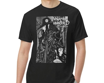 Vampire Hunter D Bloodlust T-Shirt, Gothic Dark Fantasy Show, Cult Anime Movie Unisex Tee Shirt