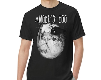 Angel’s Egg Anime T-Shirt, Tenshi no Tamago Arthouse, Cult Experimental Anime Film Unisex Tee Shirt