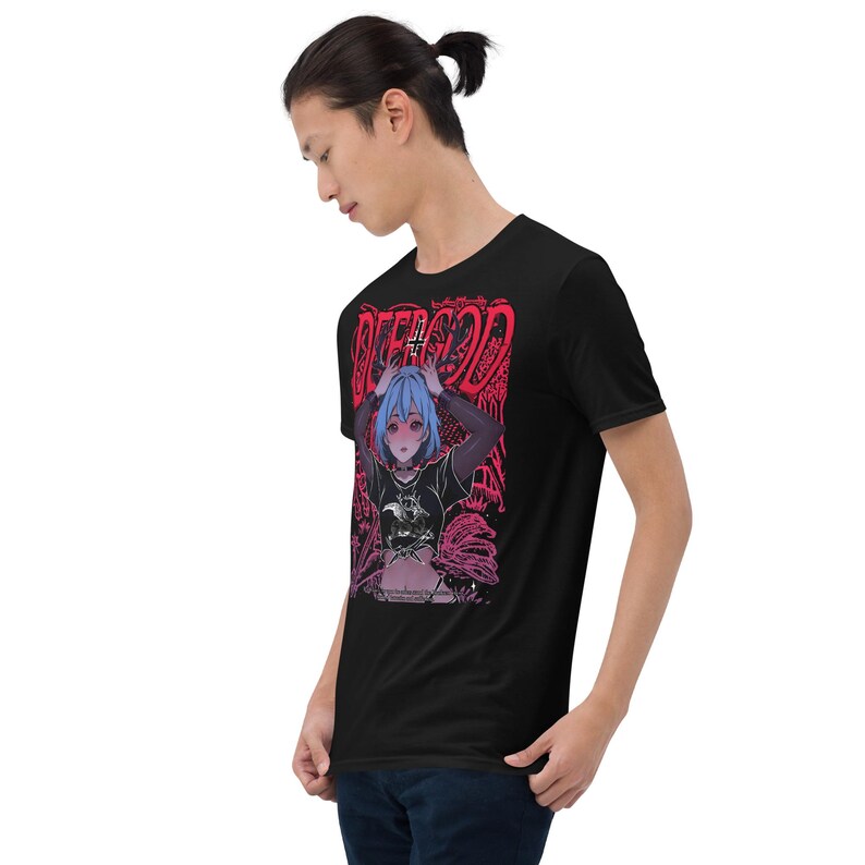 DEERGOD T-Shirt, Kawaiicore Alt Metal, Shika Deer Girl, Dark Fairy, Anime Waifu Cult, Soft Aesthetic Grunge Shirt