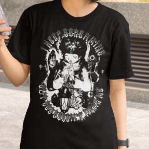I KEEP SCREAMING But God Doesn't Hear Me Shirt, Grunge Kawaiicore Fashion, Occult Clothing, Urban Gothic, Japanese Streetwear Black Shirt