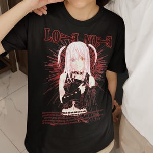 LOVE NOTE Shirt, Jirai Kei, Kawaiialt Dark Grunge Kleidung, Kawaii Metall Japanische Streetwear, Anime Waifu, Ästhetik Rock Mode