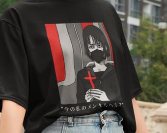 EXISTENTIAL CRISIS T-Shirt, Soft Grunge EGirl Apparel, Emotionally Exhausted Unisex Tee Shirt