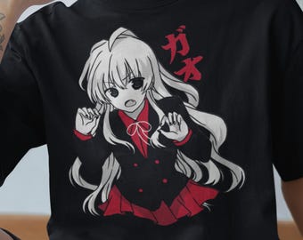 KAWAII RAWR Anime Girl T-Shirt, Moe Gao Roar, Alt Harajuku Unisex Tee Shirt