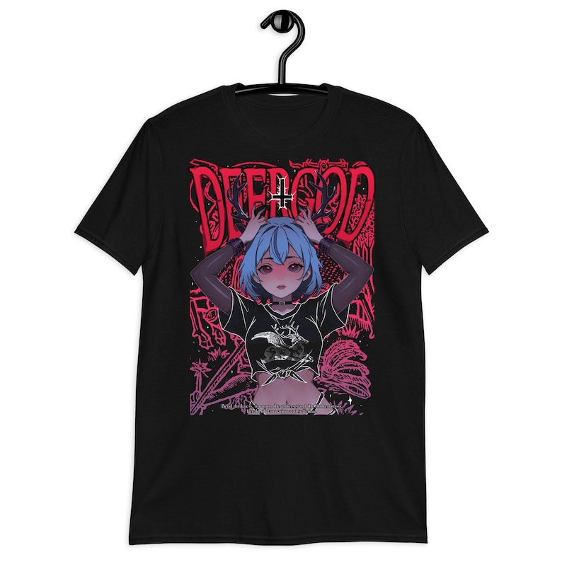 DEERGOD T-Shirt, Kawaiicore Alt Metal, Shika Deer Girl, Dark Fairy, Anime Waifu Cult, Soft Aesthetic Grunge Shirt