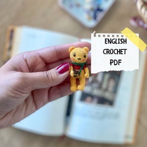 Mini Winnie Bear Amigurumi Crochet Pattern – Tiny DIY Plushie PDF – Cute Storybook-Inspired Toy