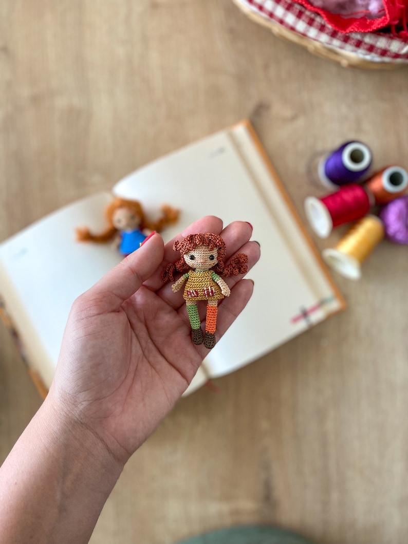 Amigurumi Miniature Doll Crochet Pattern, Small Doll Tutorial PDF ...
